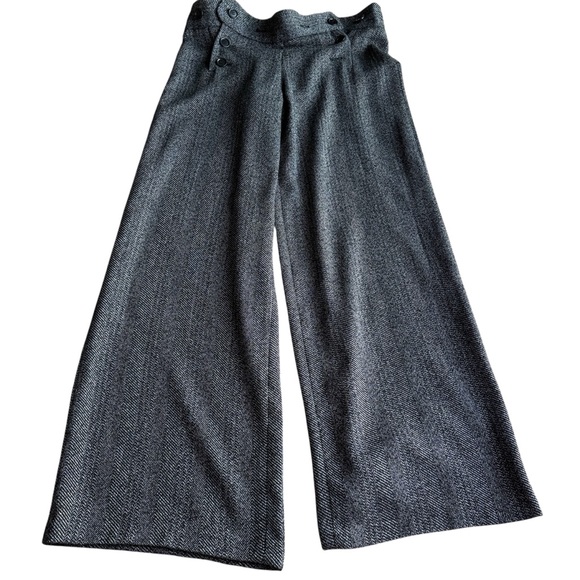 Studio M Pants - Studio M Women’s Charcoal Wide-Leg Size 10 Dress Pants Gray Office Career
